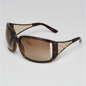 Gucci GG2999/S Tortoise Shell Sunglasses | Oversized Designer Luxury Shades